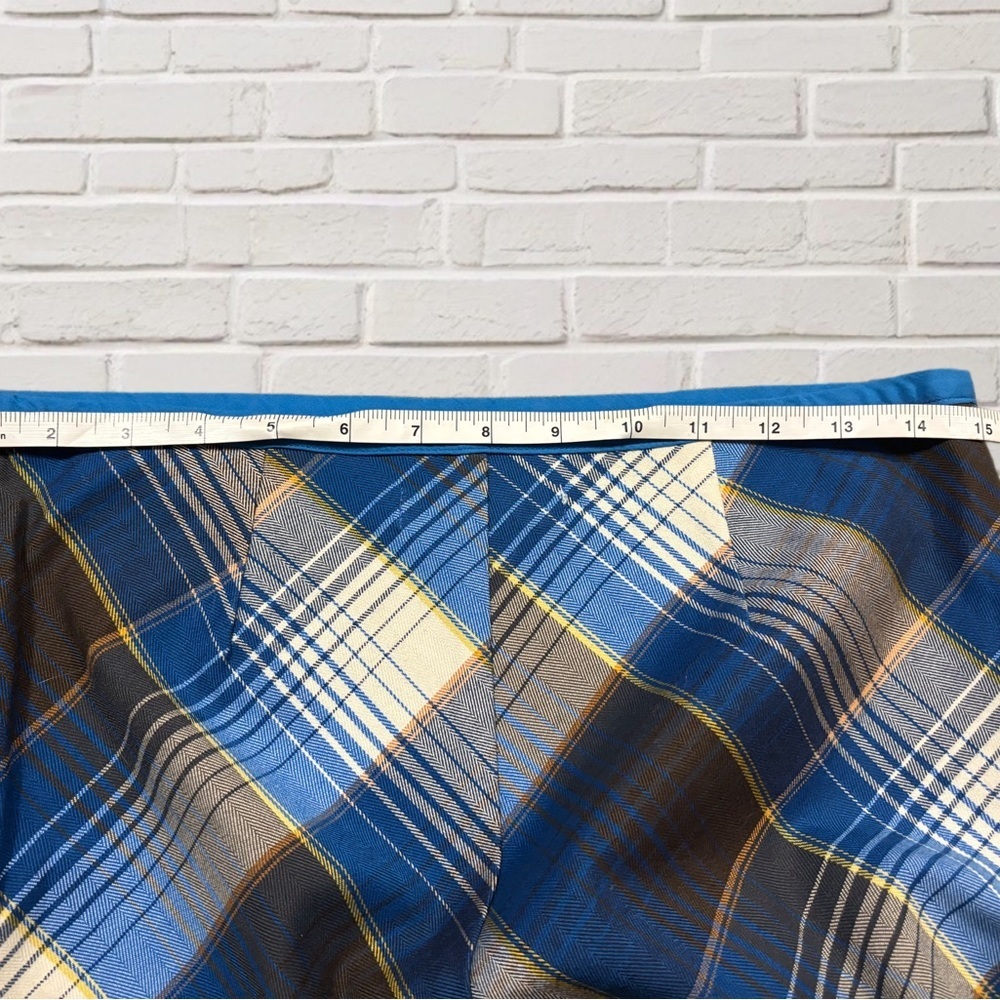 Urban Outfitters Janelle Plaid Midi Skirt Grunge Preppy Academia Slit Size S - Picture 7 of 9